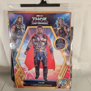 Marvel Studios Thor Love and Thunder Costume Mens XXL 48-52 Cape Gauntlets Belt